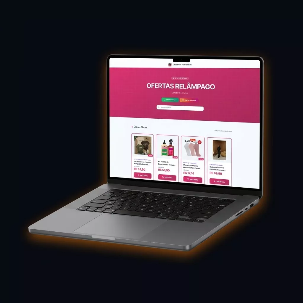 Vitrine de Ofertas — Clube das Patricinhas