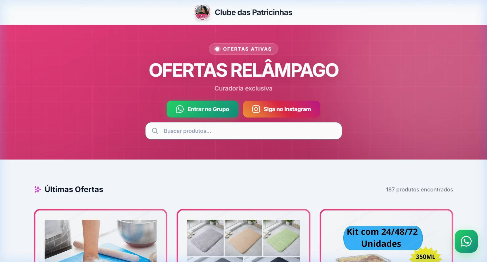 Miniatura da Vitrine Clube das Patricinhas